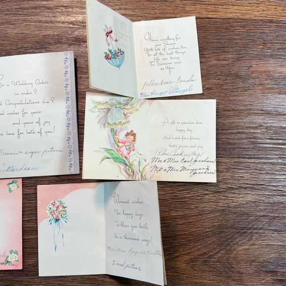 Lot of Kitsch Shower Cards and Wedding Cards - Picture 12 of 16